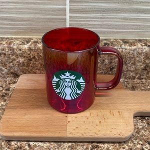 Starbucks iridescent glass mug